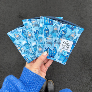 Snowy Village - Coffee Cozy