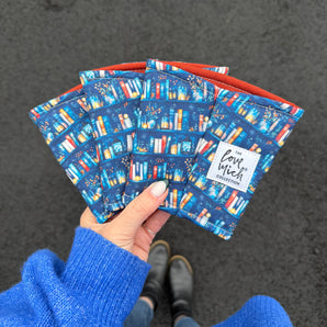 Winter Library - Coffee Cozy