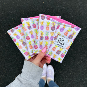 Pink Pineapples - Coffee Cozy - Drink Sleeve