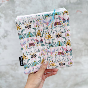 Boho Moths & Butterflies - Quilted E-Reader Sleeve