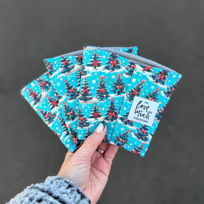 Blue Christmas - Coffee Cozy