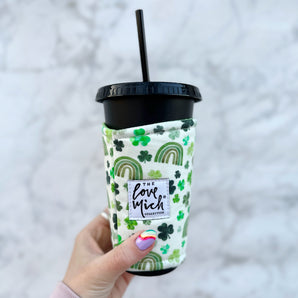 Shamrocks & Rainbows - Coffee Cozy