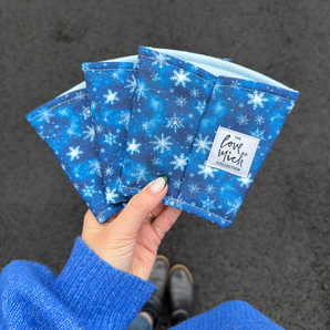 Snowflakes - Coffee Cozy