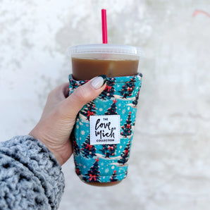 Blue Christmas - Coffee Cozy