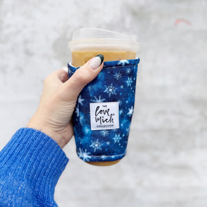 Snowflakes - Coffee Cozy