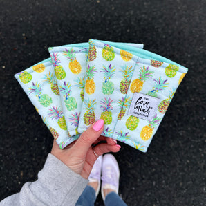 Blue Pineapples - Coffee Cozy - Drink Sleeve