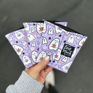 Purple LM Ghosties - Coffee Cozy