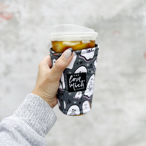 Gray LM Ghosties - Coffee Cozy