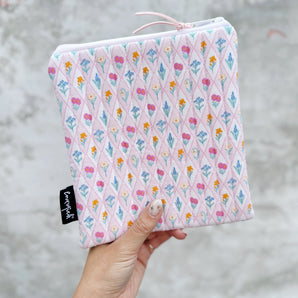 Wildflower Diamonds - Quilted E-Reader Sleeve