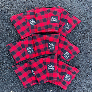 Red Buffalo Plaid - Coffee Cozy