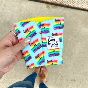 LOVE IS LOVE - Coffee Cozy - Love Mich Exclusive